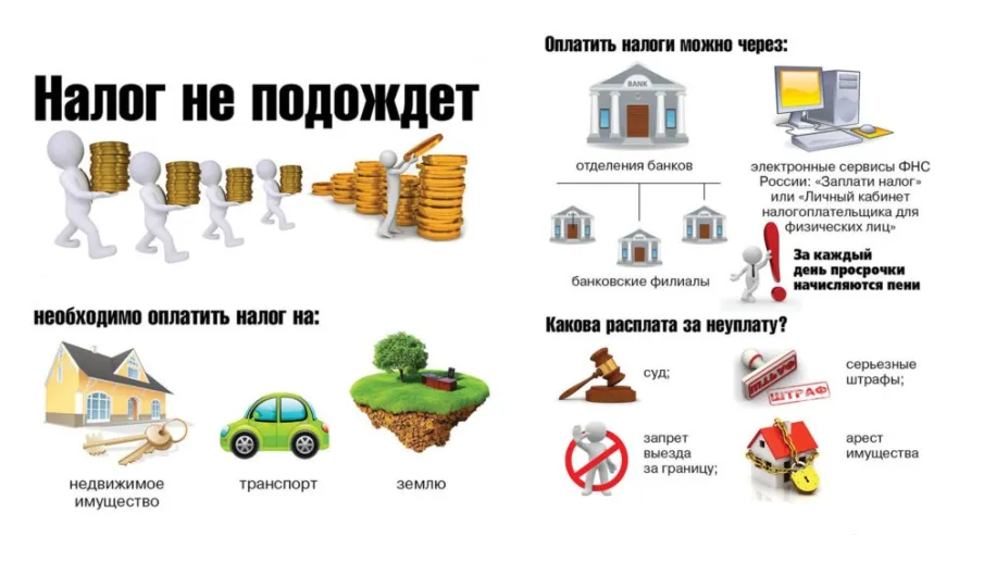 Оплати задолженность по налогам